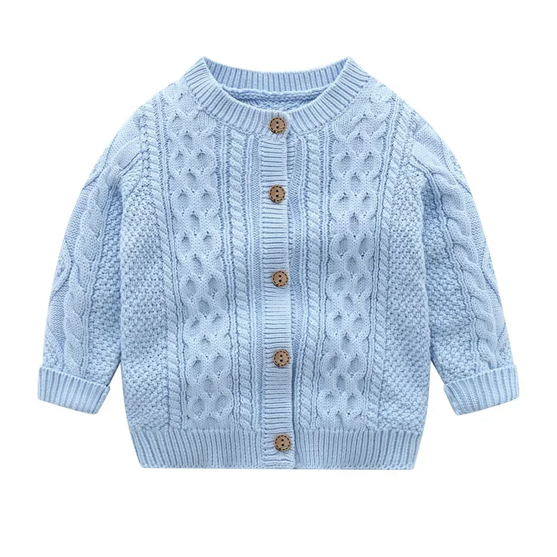 Giacca stile coreano abbigliamento per bambini neonato ragazzi ragazze Cardigan lavorato a maglia autunno primavera bambino neonate ragazzo maglione