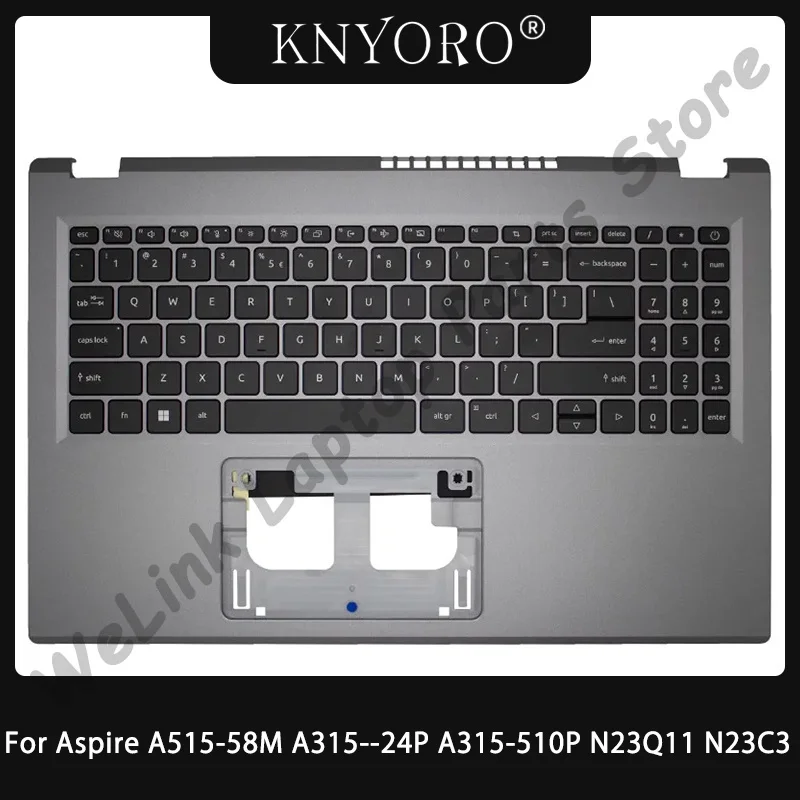 remplacement-neuf-pour-acer-aspire-a515-58m-a315-24p-a315-510p-n23q11-n23c3-–-coque-superieure-du-clavier-d'ordinateur-portable-avec-repose-poignets-gris