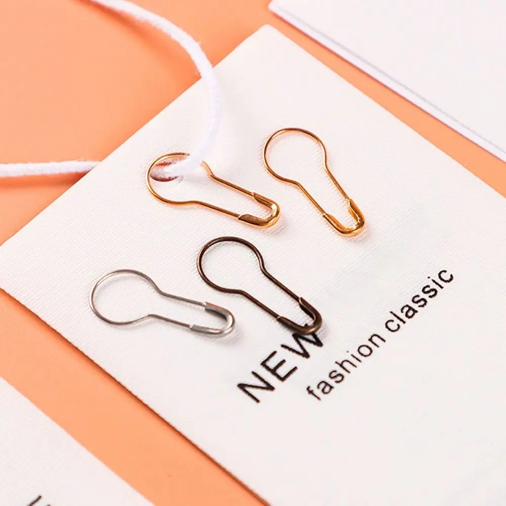 100 Stück haltbare Metall Kürbis Pin mehrfarbige Näh werkzeuge Metallstifte DIY Kleidung Hangtag Tags