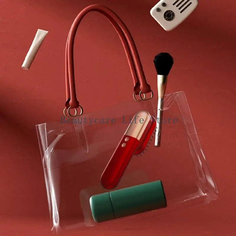 652C Hair Straightening Brush Practical Hair Comb Rechargeable Hair Styling Comb Massage Comb for Straight and Curly Hair