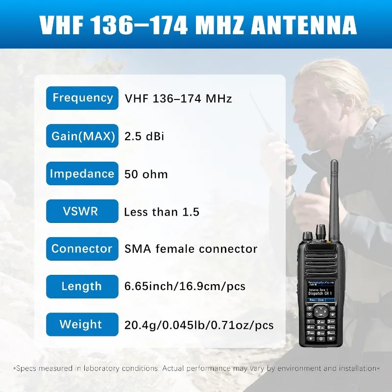 2pcs KENWOOD Antenna KRA-26 KRA-27 Sam-F VHF 136-174MHz for TK-D240 NX-240 NX200 NX-3220 TK-2302 TK-2000 NX-5200 KRA14 Accessory