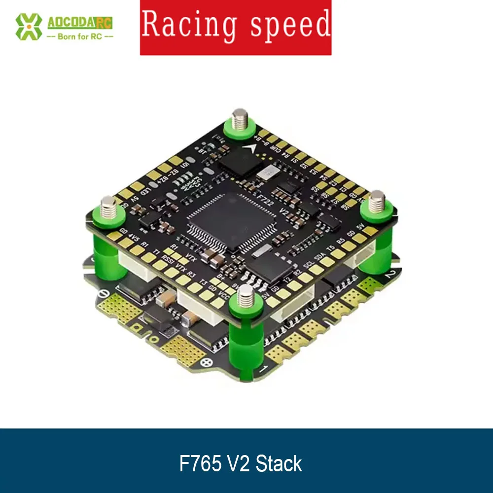 

Aocoda-RC F722 V2 Flight Controller & 3065 AM32 65A 4in1 ESC Combo 30x30mm 3-6S for FPV Freestyle Drone