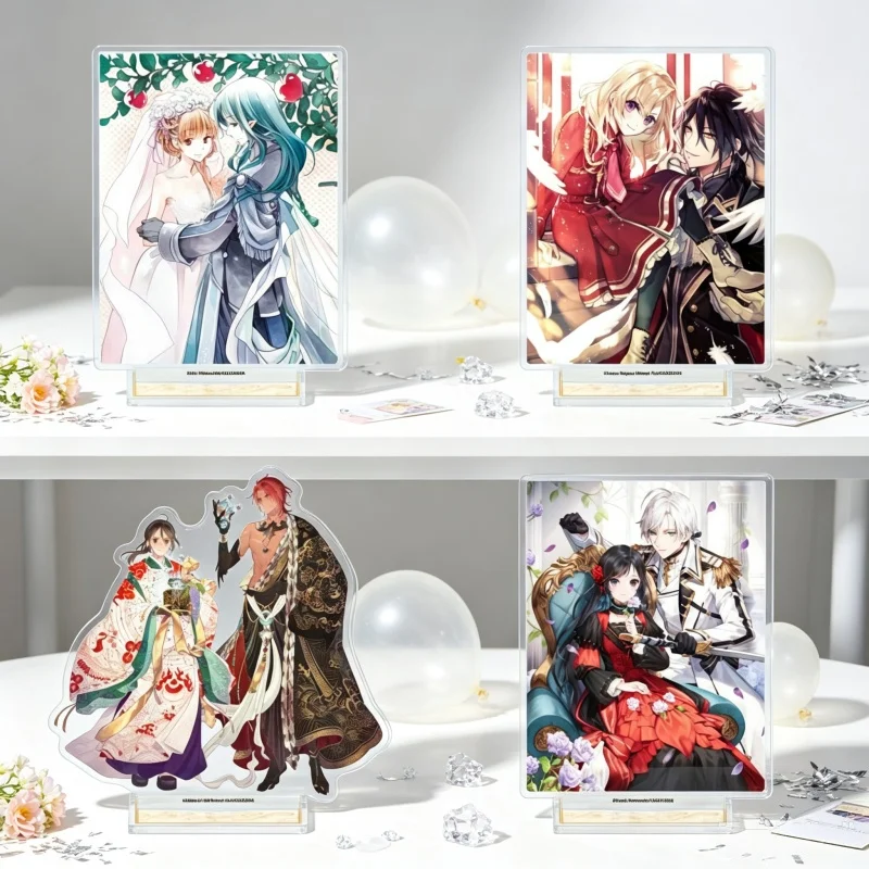 Acrylic Standee The Do-Over Damsel Conquers the Dragon Emperor Acrylic Stand Figure Keychain15CM Lowe,Camilla,Zieg Souvenir Gift