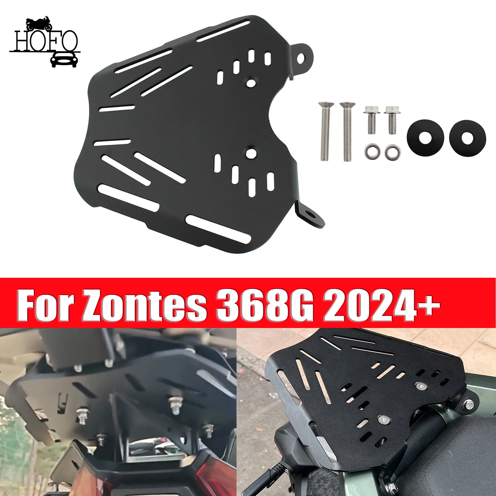 Rear Luggage Rack Carrier Top Case for Zontes 368G 24+ Cargo Shelf Bracket Mount
