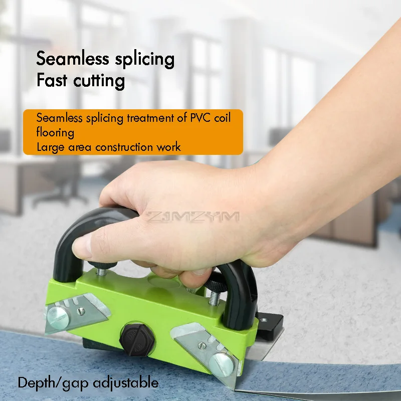 Aluminum Alloy PVC Plastic Floor Skiving Construction Tool Pull Hand Flooring Trimming Machine Sewing Equipment