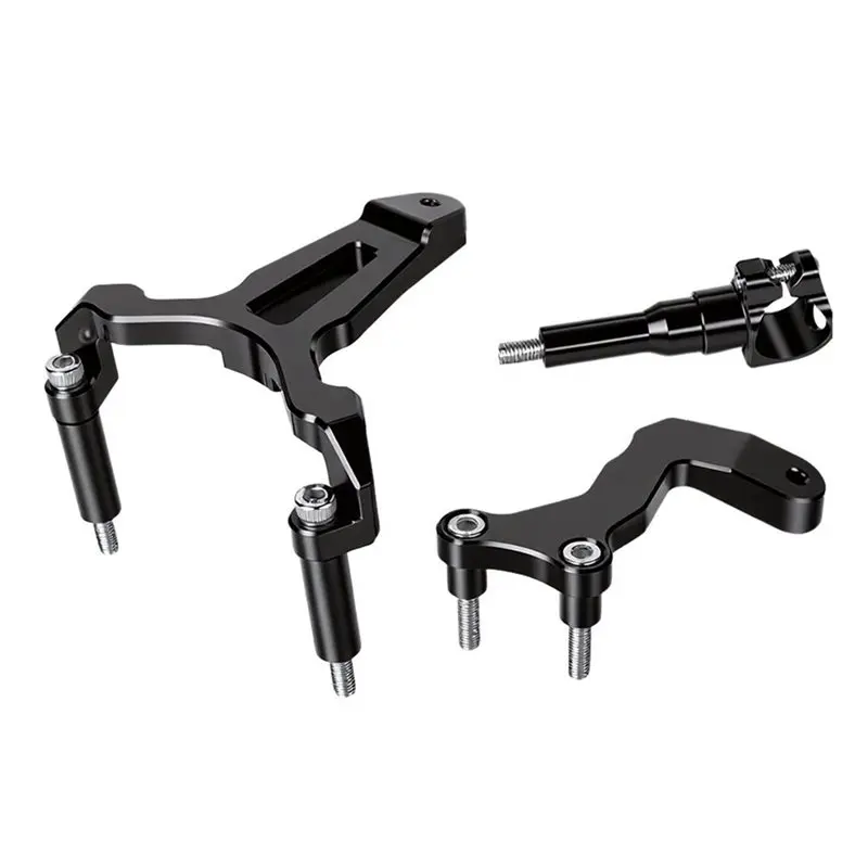 A98M For Tracer 9/GT/GT+ Y-AMT 2025-2026 Steering Damper Mount Bracket Motorcycle Linear Steering Stabilizer Support
