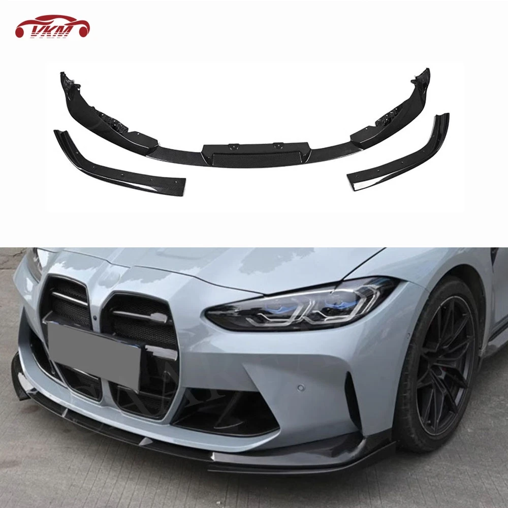 

Dry Carbon Fiber Car Accessories Body Kits Car Front Bumper Spoiler Lip Lower Splitter For BMW G80 M3 G82 G83 M4 2021+