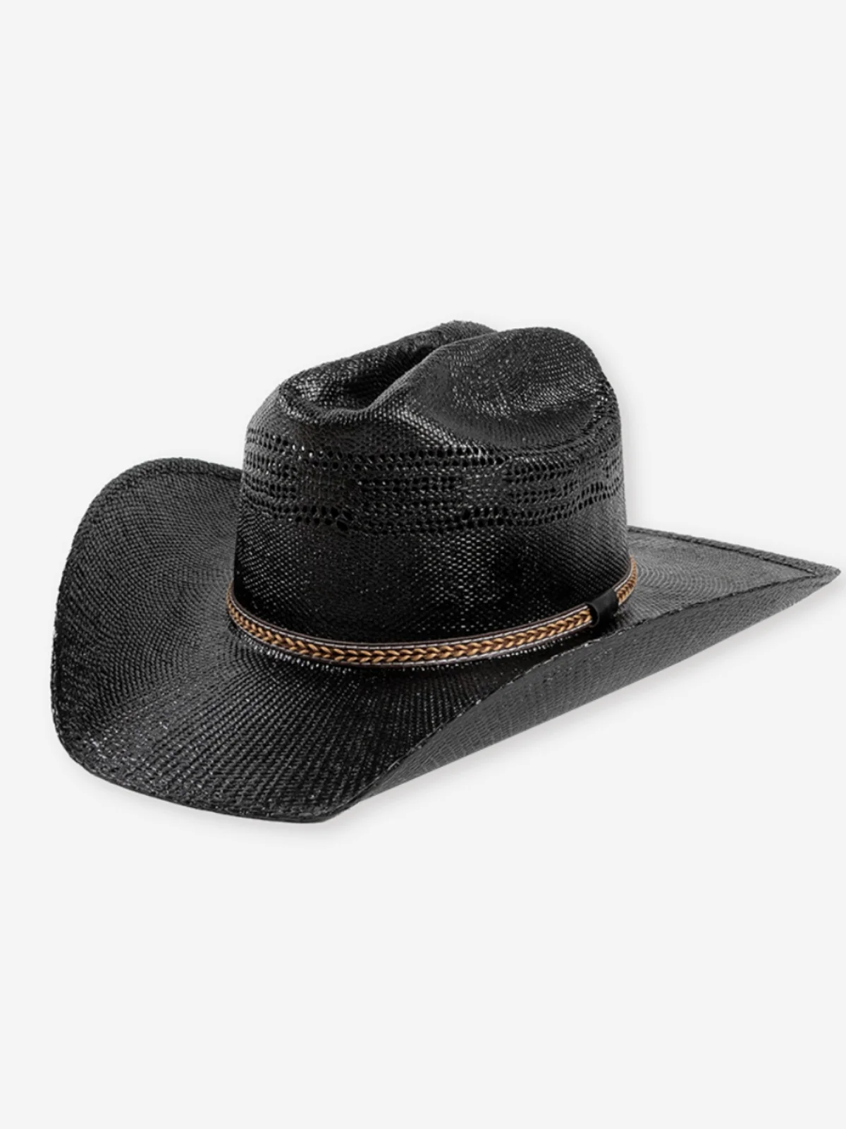 

Casual Faionable Large Brim Weave Paper St Hardbody Version Knight Cowboy Jazz Hat for Men And Women Travel Summer Hat