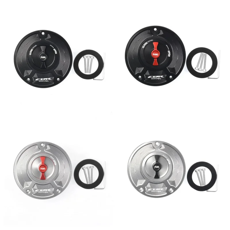Motorcycle Keyless Motorcycle Gas Cap Fuel Tank Cap Cover For Honda CBR600RR CBR 600RR CBR600 RR 2003 to up