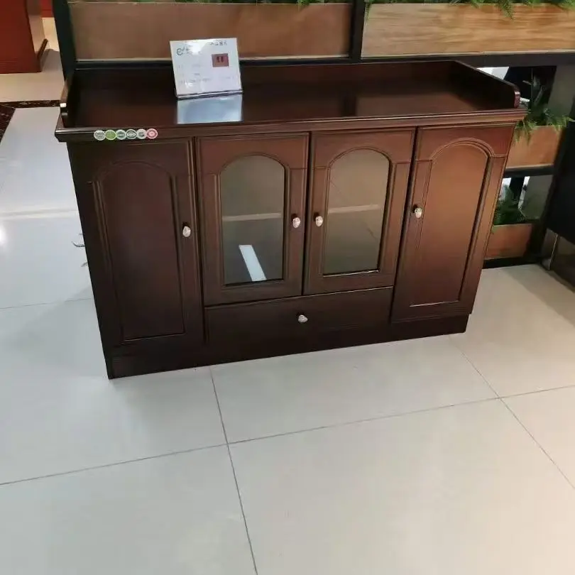

Modern opposite door office furniture paint 1.2 meters tea cabinet 0.8 dining side cabinet solid wood leather walnut paint