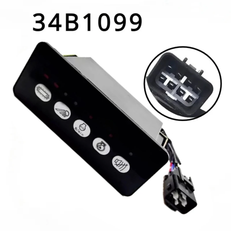 Headlight Controller Panel 34B1099 For Liugong Excavator CLG925 CLG915 CLG922 CLG936 Loader Switch Box