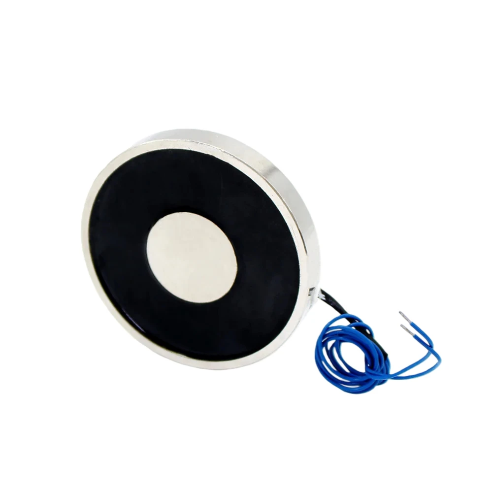BR 70/9 Electromagnet 12V 24V DC 14W 20kg Pull Force 70mm x 9mm for Automation Equipment and Mechanical Experimentation