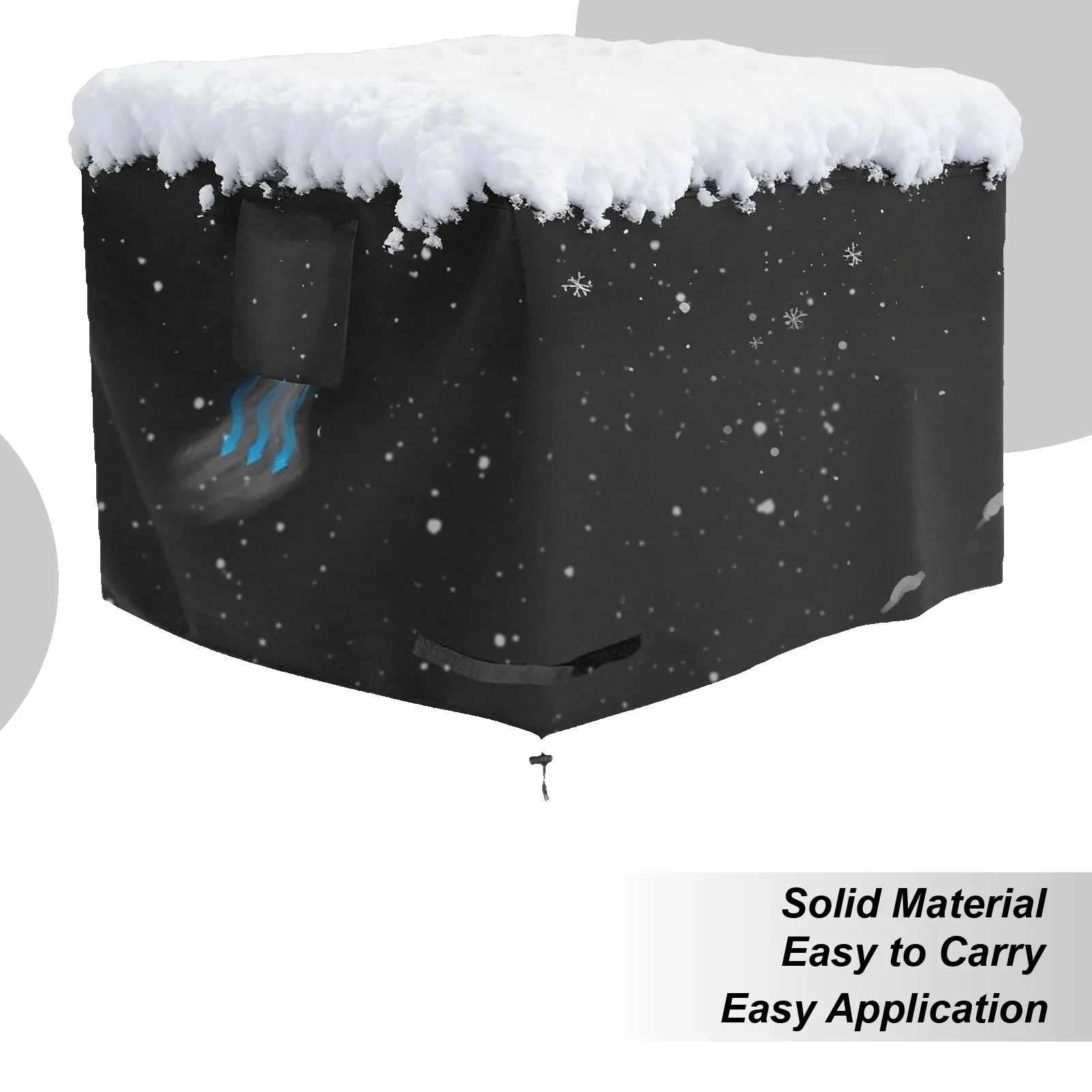 Outdoor Fire Pit Cover 30 Inch Waterproof Protector Fire Table Covers For Patio Porch Camping Indoor Outdoor Home Yard
