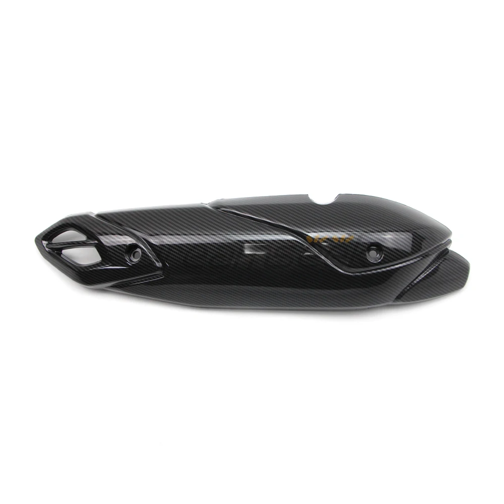 Motorcycle Exhaust Pipe Cover for Yamaha NMAX 155 2025+ Heat Shield Guard Muffler Protector Trim Accessories Carbon Fiber Look