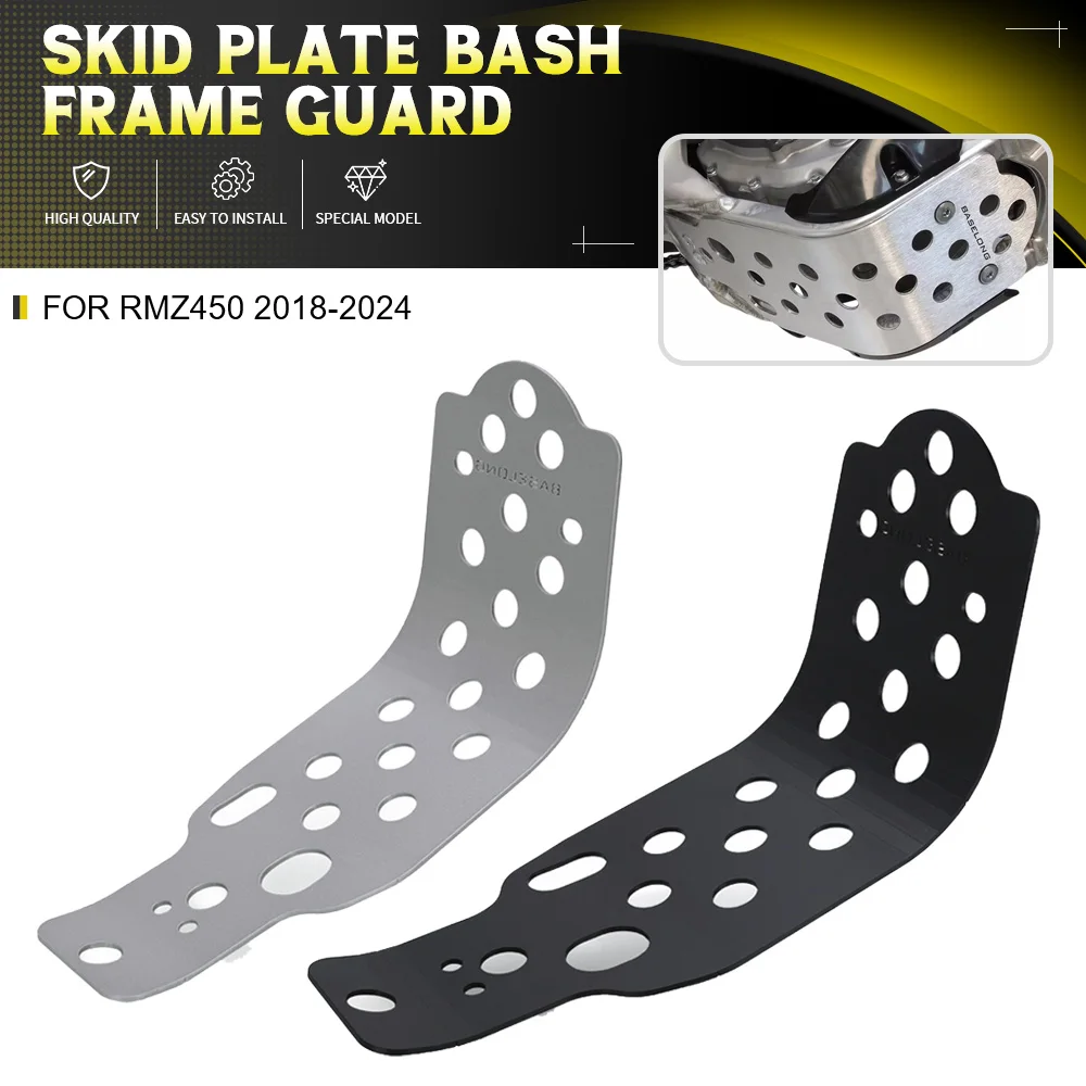 

For Suzuki RMZ450 2018-2019-2020-2021-2022-2023-2024 Motorcycle Works Skid Plate Engine Guard Skid Plate Sump Bash Guard RM-Z450