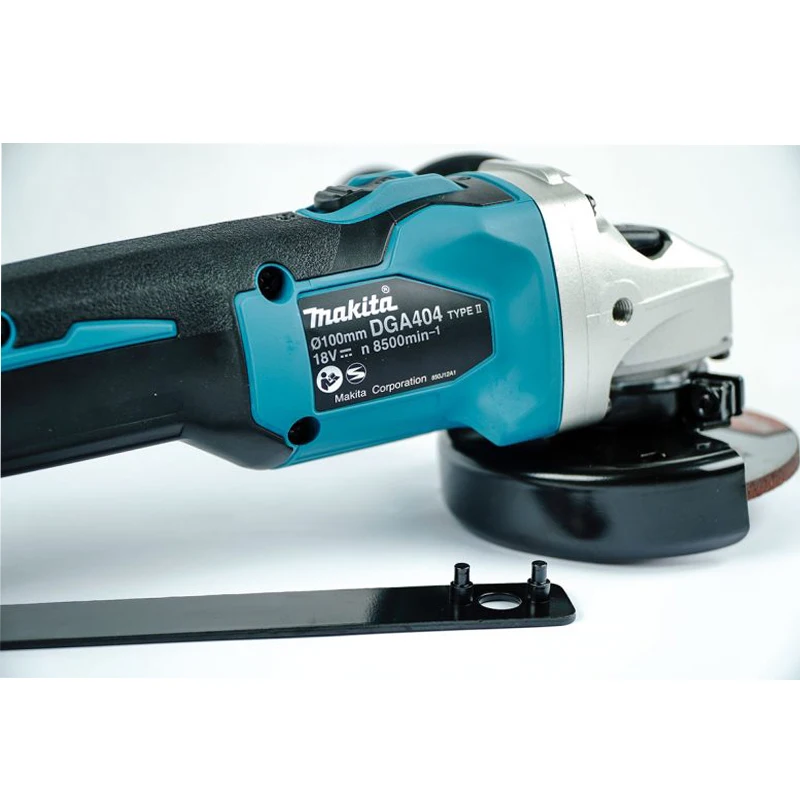 Makita DGA404Z Li-Ion 18V Cordless Angle Grinder 100mm (4″) Brushless Motor 8500RPM Hand Electric Grinder Body Only