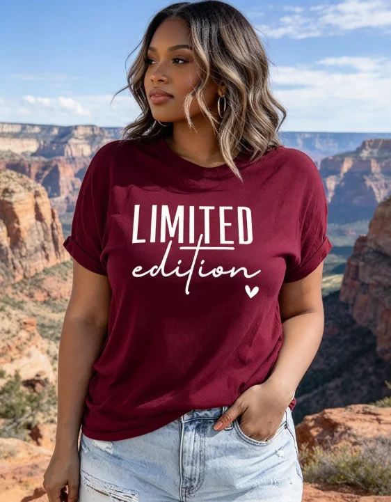 2026 Fashion New Arrival Women Crew Neck Short Sleeve T Shirt Limited Edition Urban Letter Print Graphic Tee Loose Fit S-7XL Casual Daily Streetwear Ladies Basic Tops Basic Tee