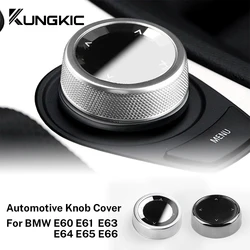 Car IDrive Multimedia Button Crystal Knob Cover for BMW E60 E61 E63 E64 E65 E66 5 Series X5 X6 Accessories E Chassis 7-button