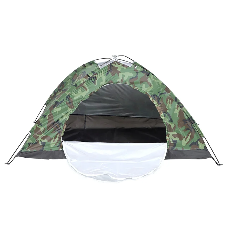 1 Person Portable Outdoor Camping Tent Outdoor Hiking Travel Camouflage Camping Napping Tent