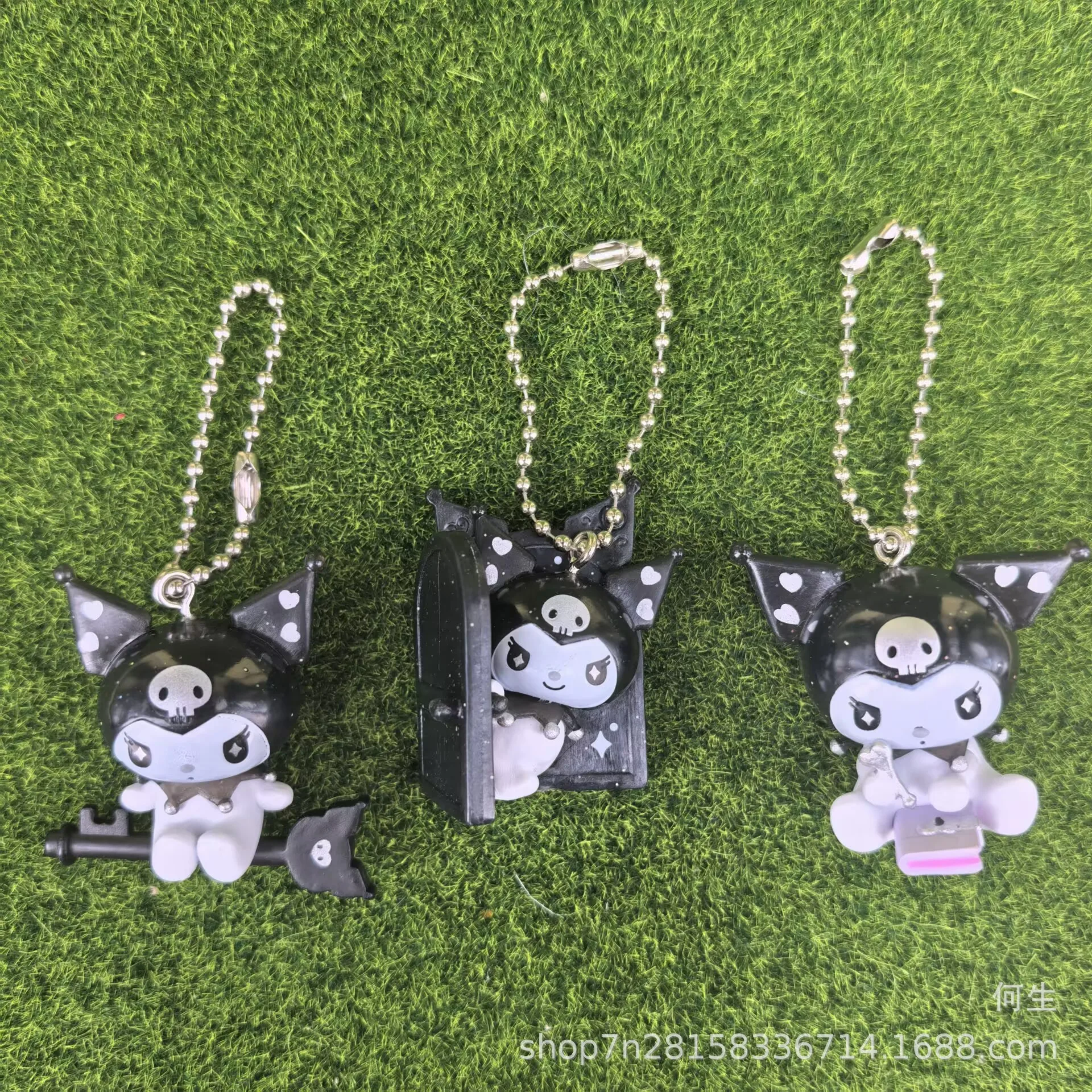 Sanrio Kuromi Dunkle Magie Themen-Maskottchen Schlüsselanhänger Mystery Blind Box Geschenke Spielzeugmodell Anime-Figuren Sammelornamente – Detail 9