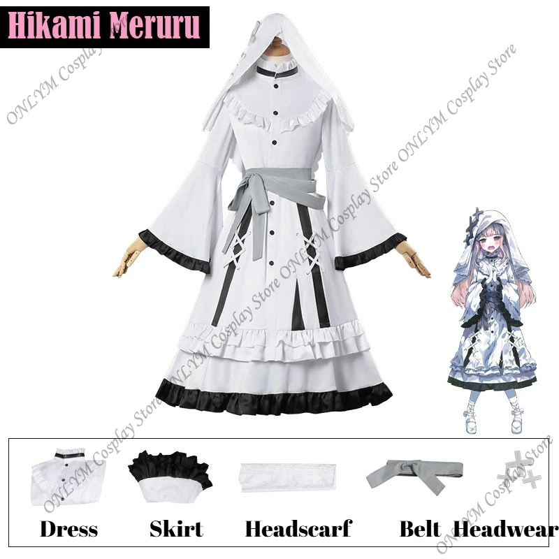 

Хикими Мерру Косплей Костюм Платье Горничной Волшебная Девушка Ведьма Пробный Костюм Хикими Мерру Хэллоуин Рождество Униформа Для Ролевых Игр