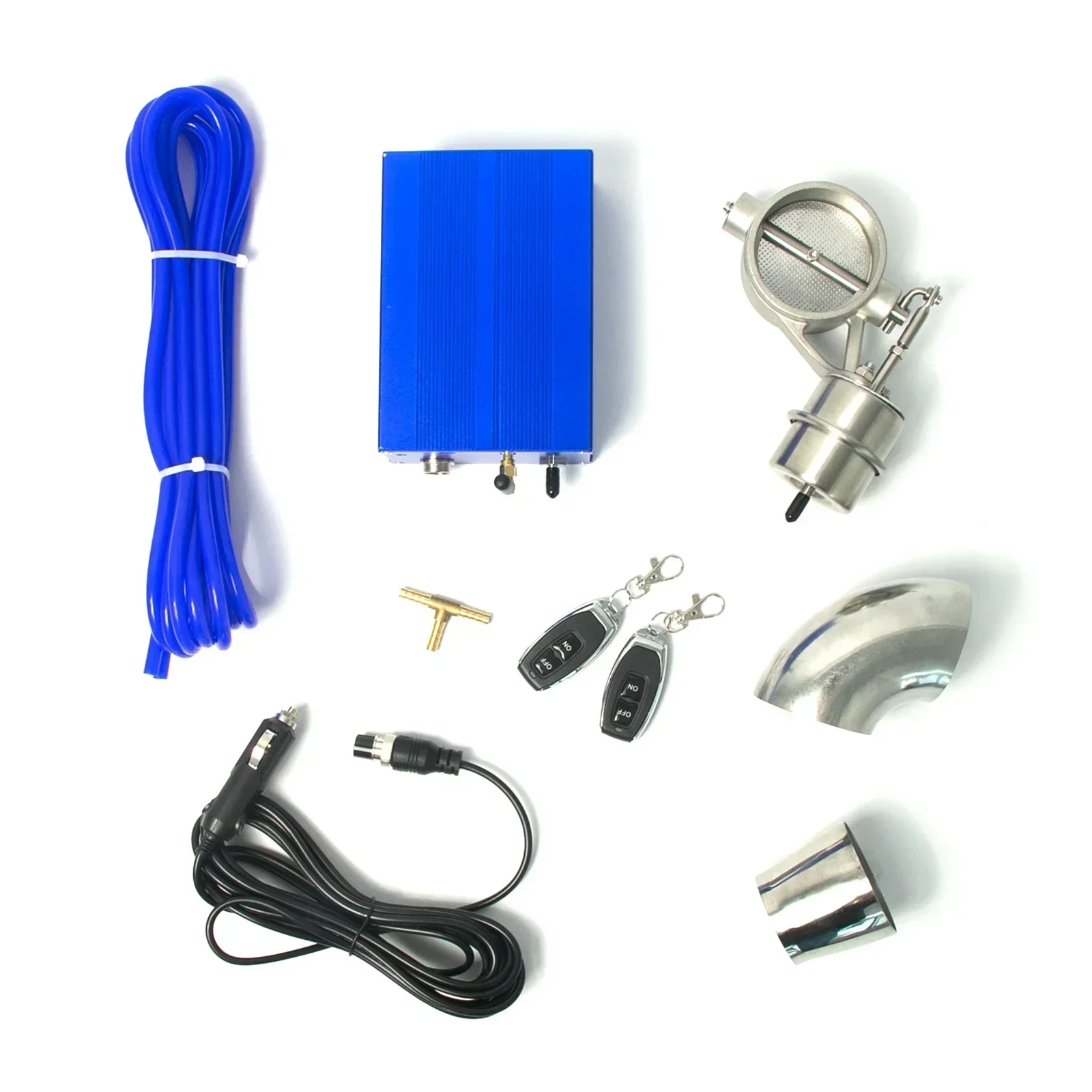 

Exhaust Vacuum Valve with 63mm 2.5inch Vacuum Pump Car Exhaust Pipe Sonic Wave Vacuum Valve System Controller Valve Set