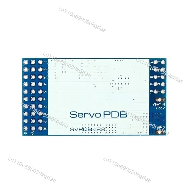 SERVO PDB Power Distribution Module, 9‑55V Input, 12S 12A Regulator, 5V/6V/8V Output Mechanical Model Accessory
