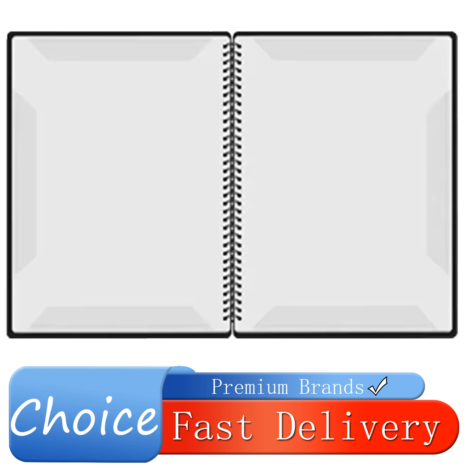 Flatsons FB-02 A4 Size Music Clip Score Holder Paper Sheet Document File Organizer Folder 20 Pockets for Guitar Violin Piano
