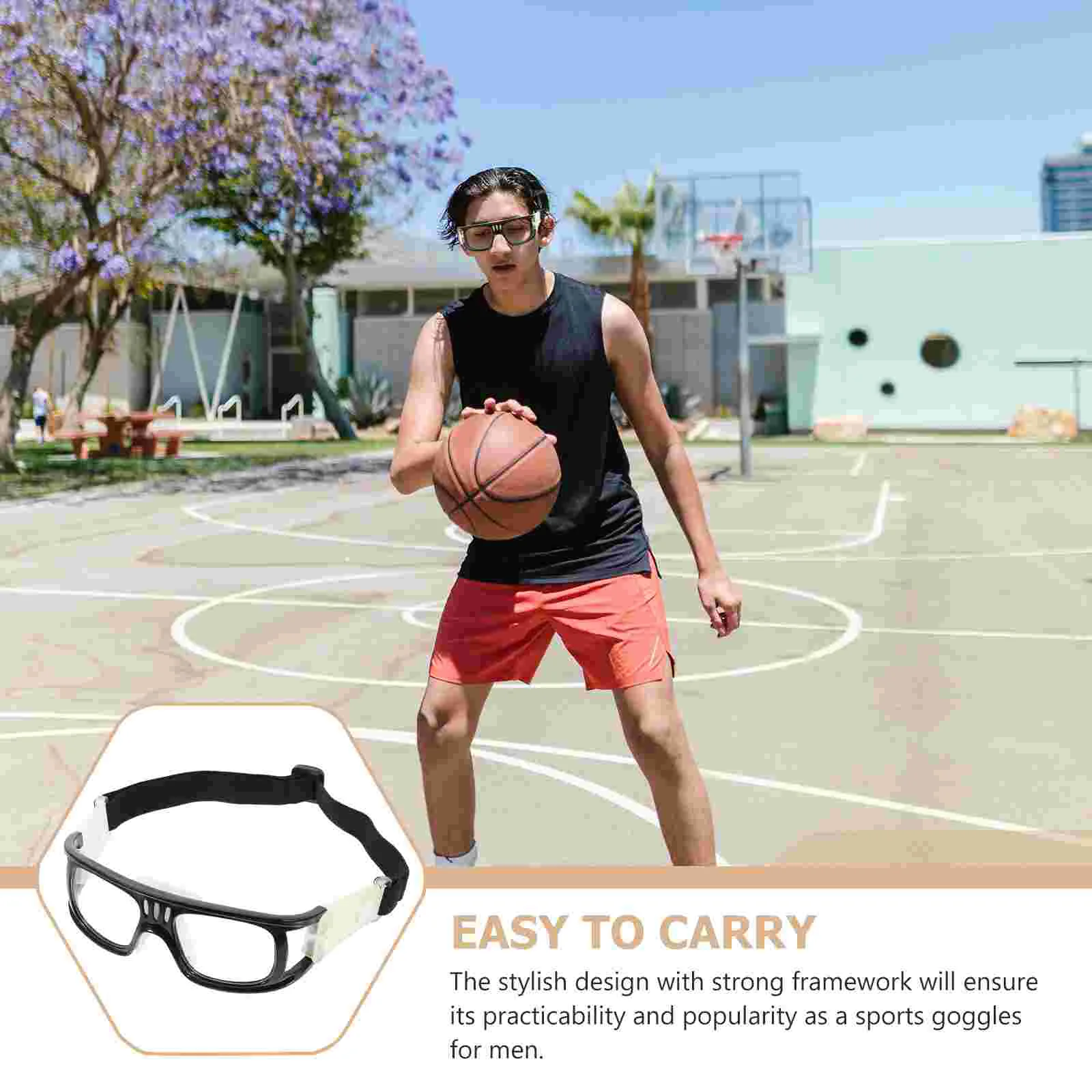 Outdoor Sports Glasses Supplies for Basketball Safety Goggles Protection Anti-fog