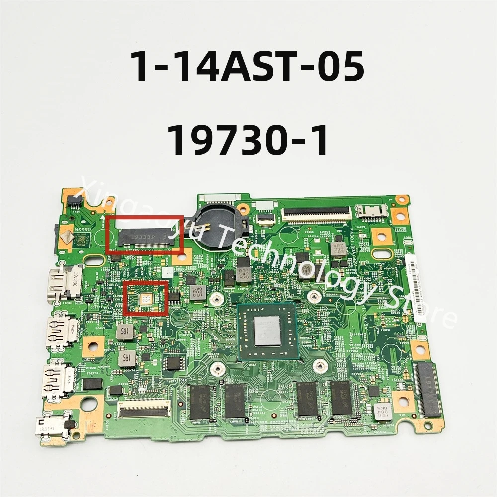 Original For Lenovo Ideapad Slim 1-14AST-05 Laptop Motherboard A6-9220E  S1515-1 19730-1 448.0J305.0011 100% Working