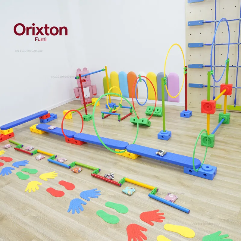 Complete set of sensory integration training equipment, children's fitness exercise, vestibular physical fitness balance