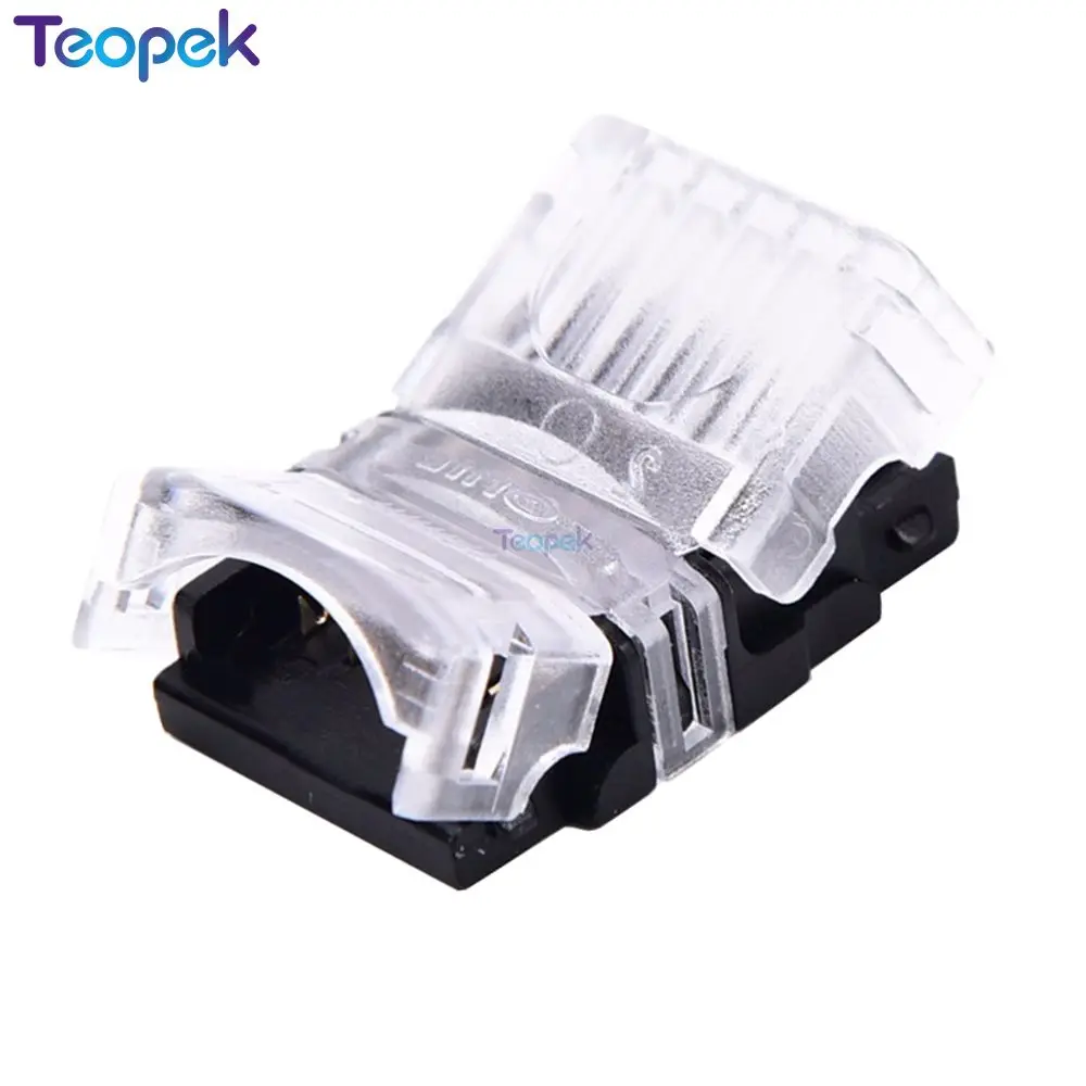 Strip To Wire LED  Connector 2pin 3pin 4pin 5pin 6pin Use Terminals Connection for Single Color RGB CCT RGBW Strip 5pcs