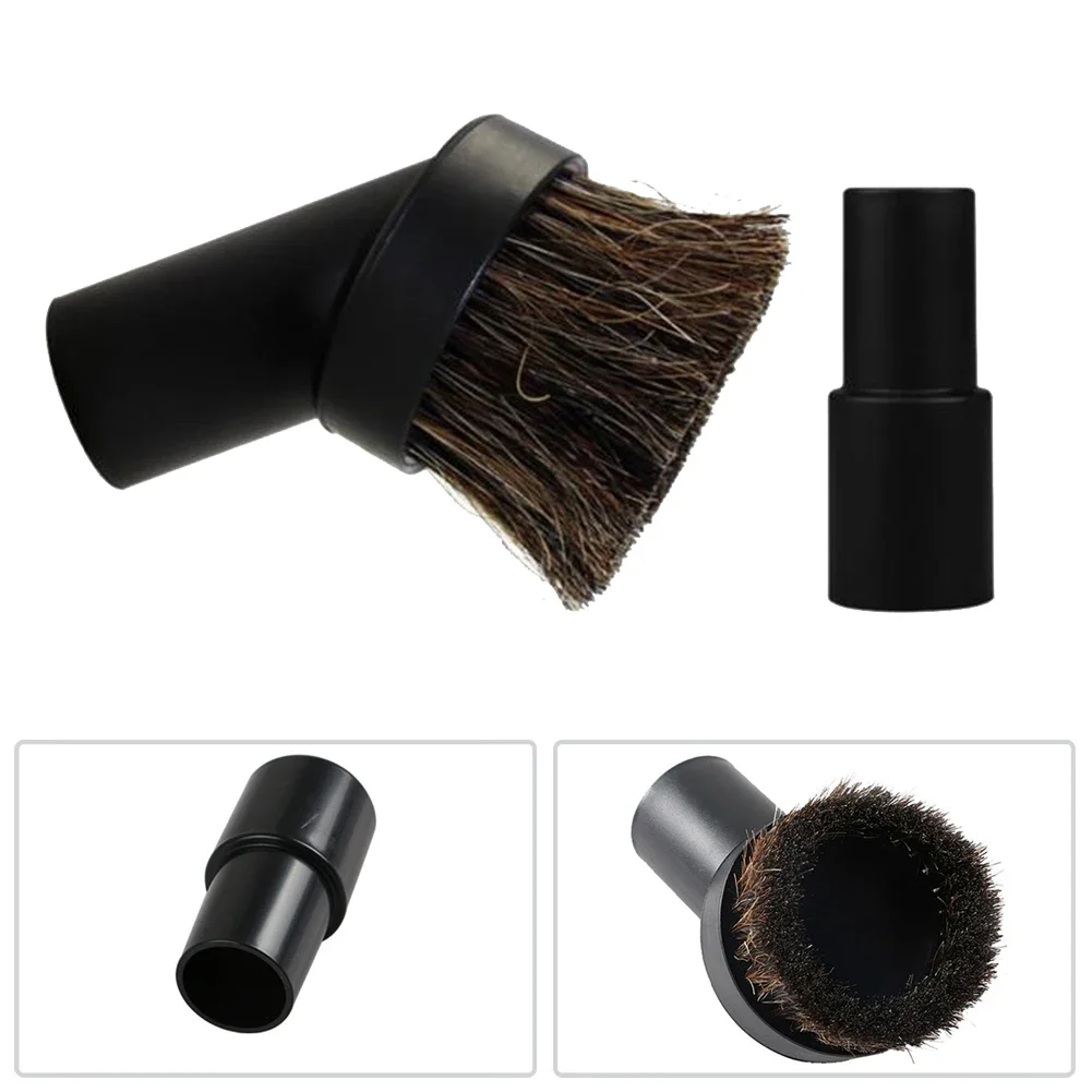 Mattresses Upholstered Furniture Horse Hair Dusting Brush Soft Horsehair Black PP Plastic Rotatable Round For A.E.G