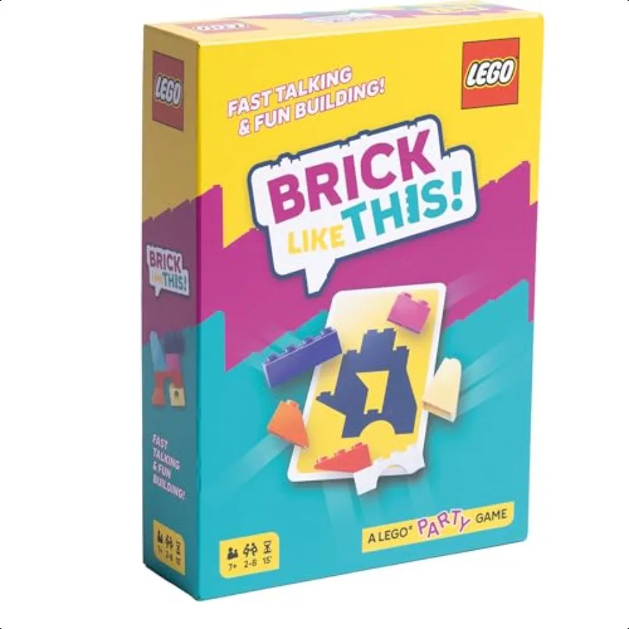 

Brick Like This The Official Party Game A Fast Fun Building Game for Families Teens Adults Ages 7+ 28 Players 15 Minute Playti