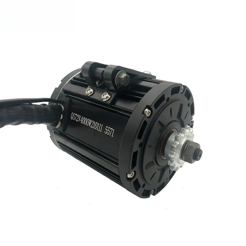 QS138 4KW 90H 72V peak 13KW Mid-Drive Motor with EM260s and DKD Display T08 ThrottleFor Light Motorcycle Dirtbike Moped