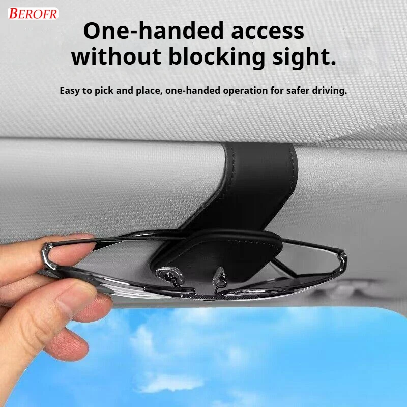 1 قطعة سيارة الشمس قناع نظارات مقاطع الداخلية النظارات تخزين حامل تخزين مدمج ل Li AUTO LIXIANG L7 L8 L9 واحد #3