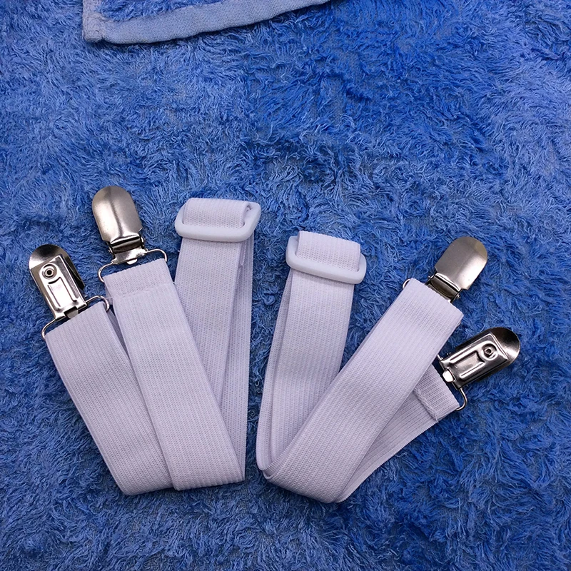 2Pcs Adjustable Bed Sheet Clips Elastic Sheets Slip-Resistant Belt Mattress Blanket Fixing Straps Textiles Organize Gadgets