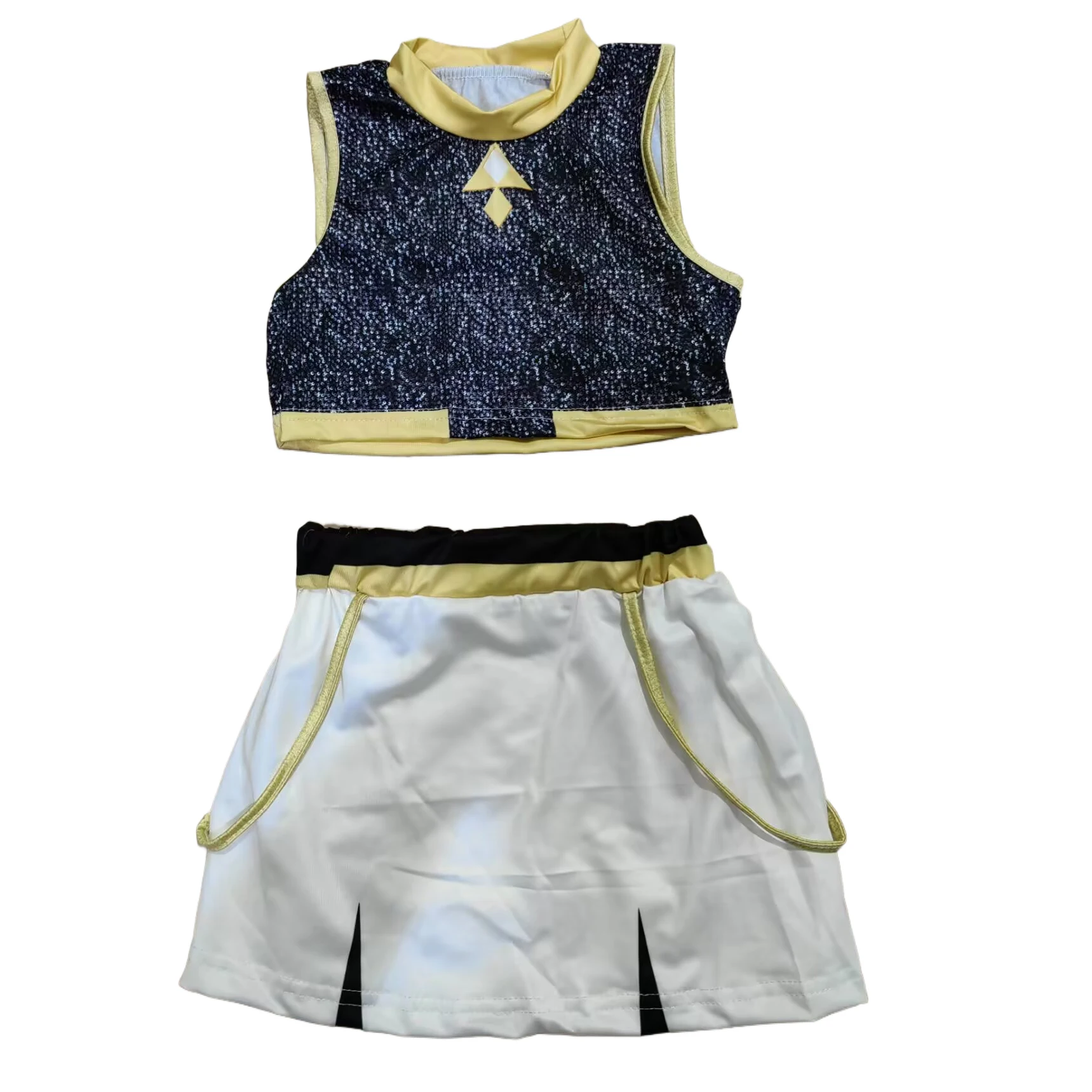 Kpop شيطان هنتر الاطفال زي مجموعة الذهبي هنتركس رومي زوي ميرا تأثيري الفتيات ثلاثية الأبعاد طباعة المرحلة الملابس هالوين حفلة الزي #5