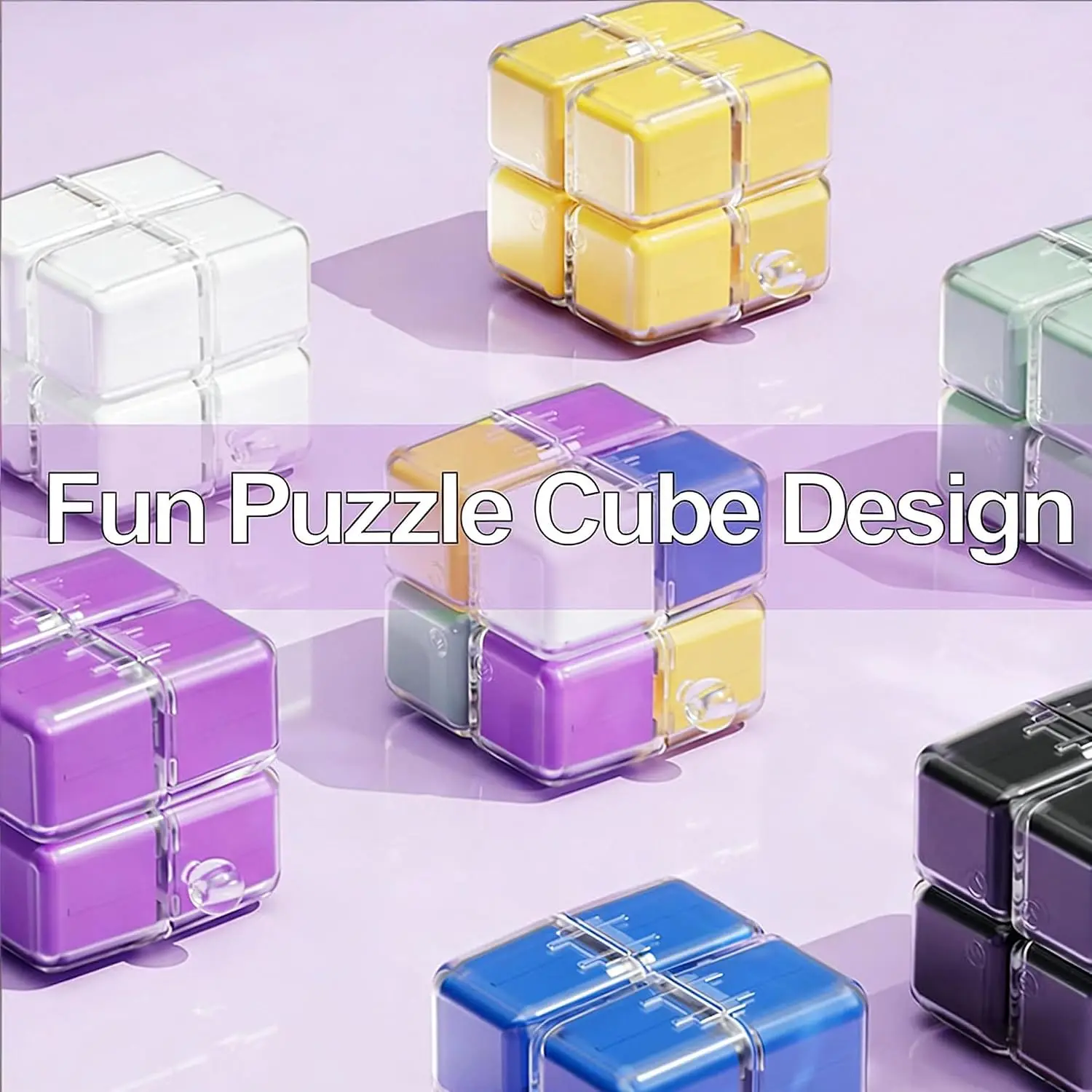 8-compartment colorful pillbox with magnetic closure, easy to disassemble and clean, suitable for vitamins and medicines.