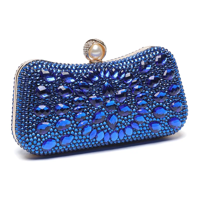 Ladies Handbag Diamond Banquet Clutch Bag Dress Evening Bag Women's Bag view 5