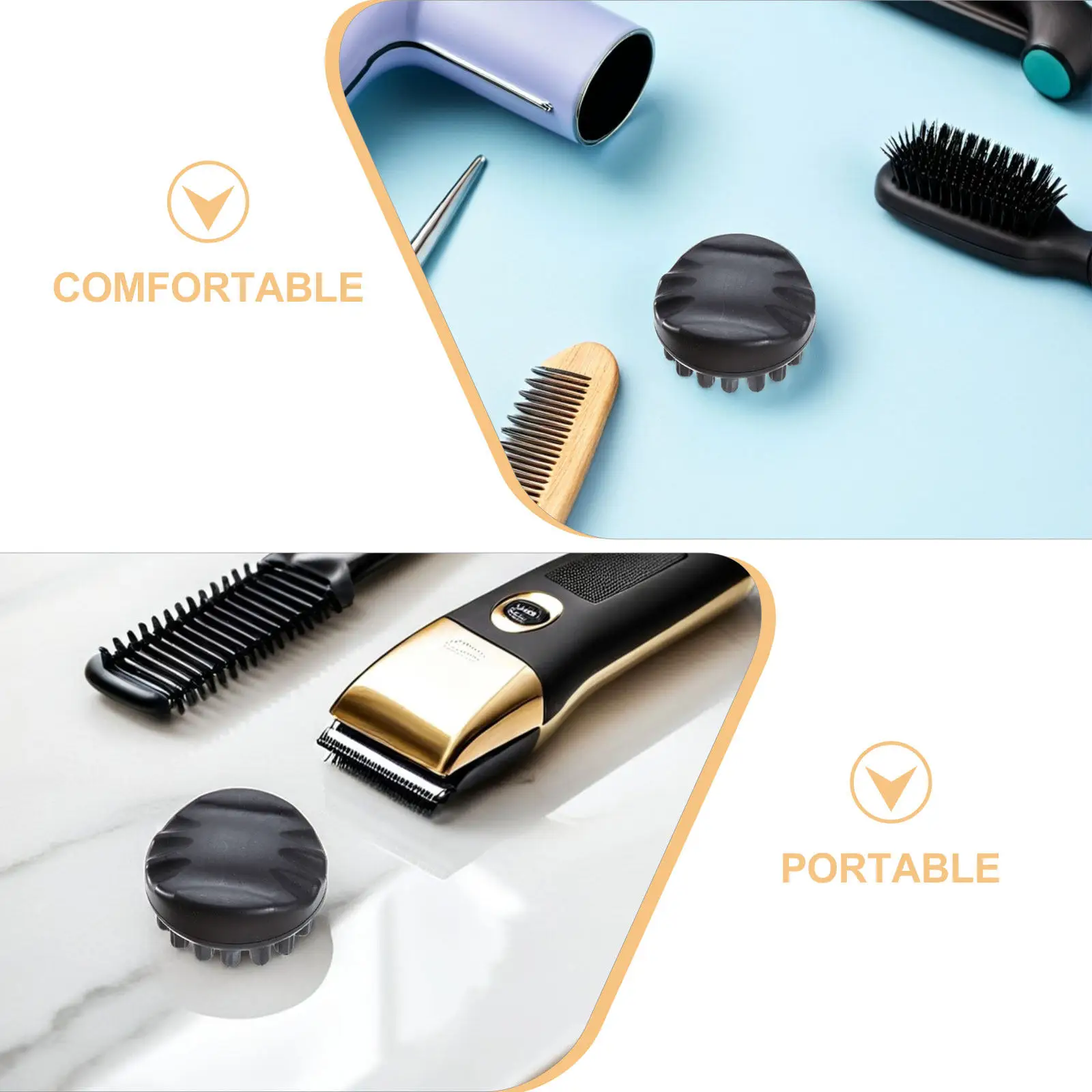 Small Hair Twist Brush Afro Curl Coil Wave Detangling Comb Plastic Hair Styling Tool Men Women Travel Salon Dreadlock Brush