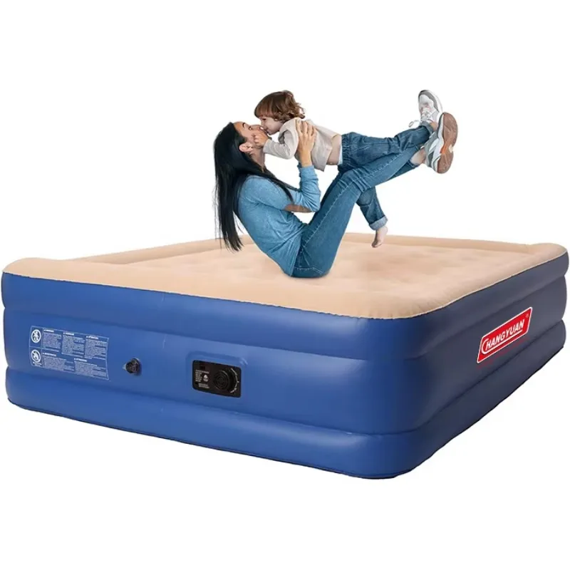 

Wholesale Full Size Outdoor Camping Air Mattress With Built-In Electric Pump Inflated Bed