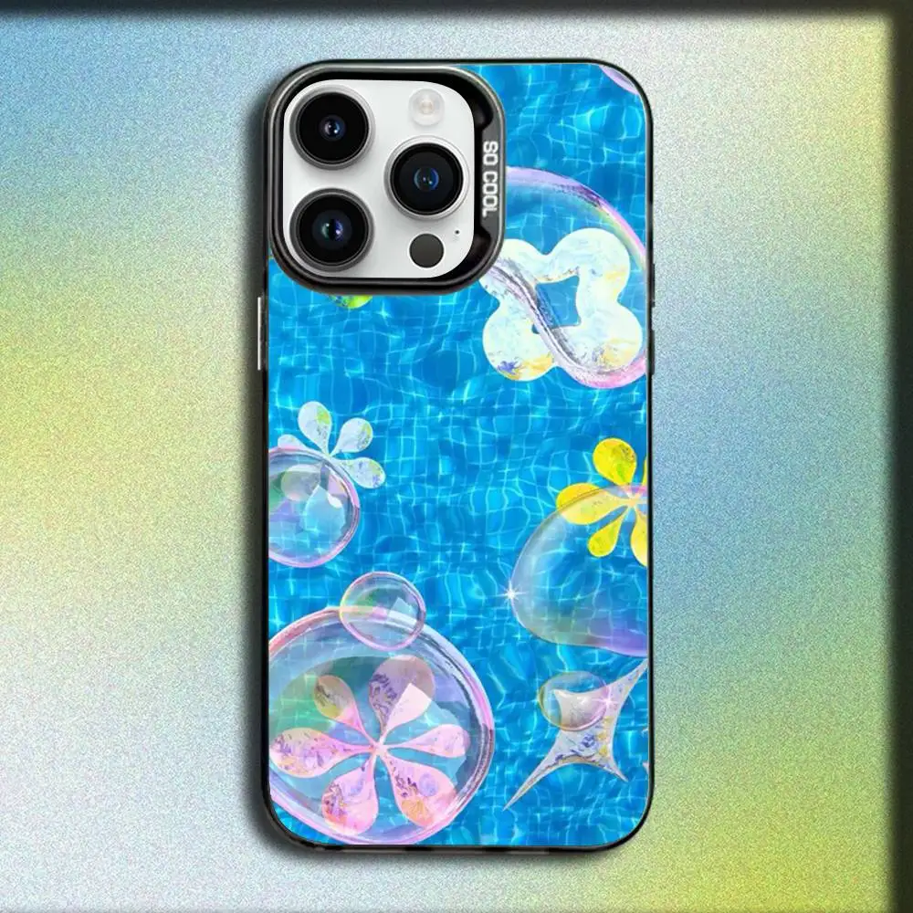 Funda de teléfono Art Frutiger Aeros para iPhone 17,16,15,14,13,12,11,Pro,Max,Plus,E,SE4,Air,Mini caja IMD negra