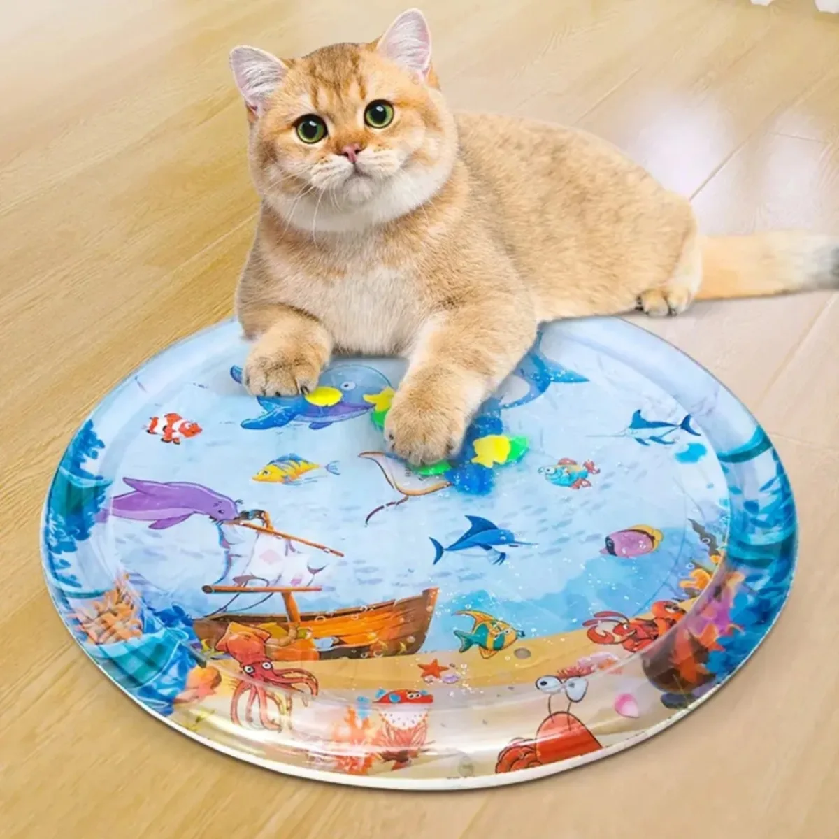 Sensory Water Mat Thickened Sensor Play Water Sensor Cat Mat Pet Supplies Cleaning Cooling Mat Summer Cat Pets Accessories