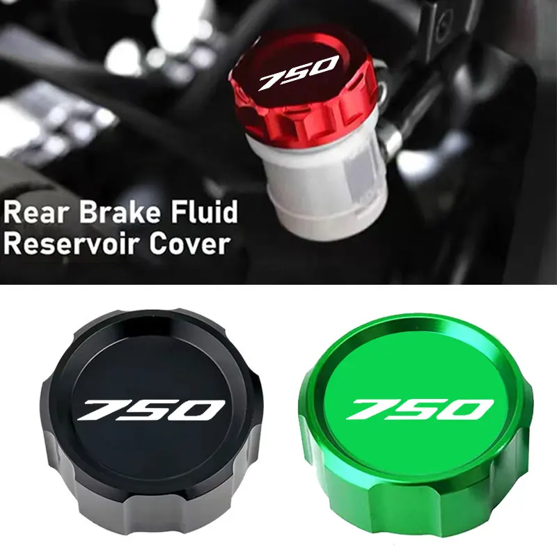 Motorcycle CNC rear brake fluid protection cap For KAWASAKI Z750 Z 750 Z750S 2005 2006 2007 2008 2009 2010 2011 2012 2026