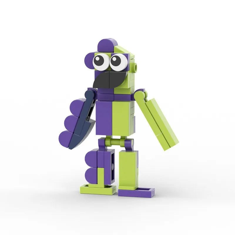 Horror Game Characters Model Creative MOC Monster Robot Combination Assemble Building Block Kit DIY Puzzle Kids Gifts Toys