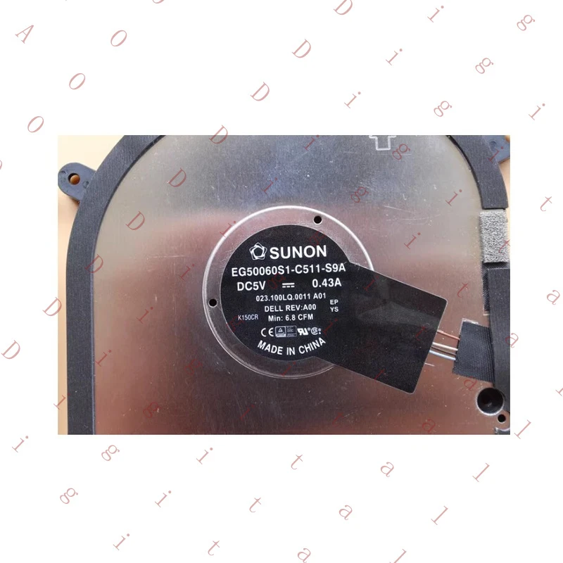 

RH-- For Dell XPS 17 9700 9710 9720 CPU GPU Laptop Cooling Fan 0MXF81 0P2FY9