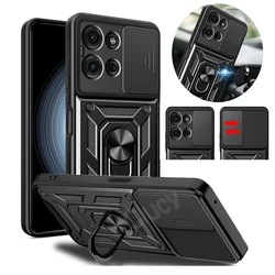 Slide Camera Lens Protector Armor Case For Motorola Moto G85 G84 G75 G200 G54 G60 G100 G55 G51 Military Grade Bumpers Ring Cover