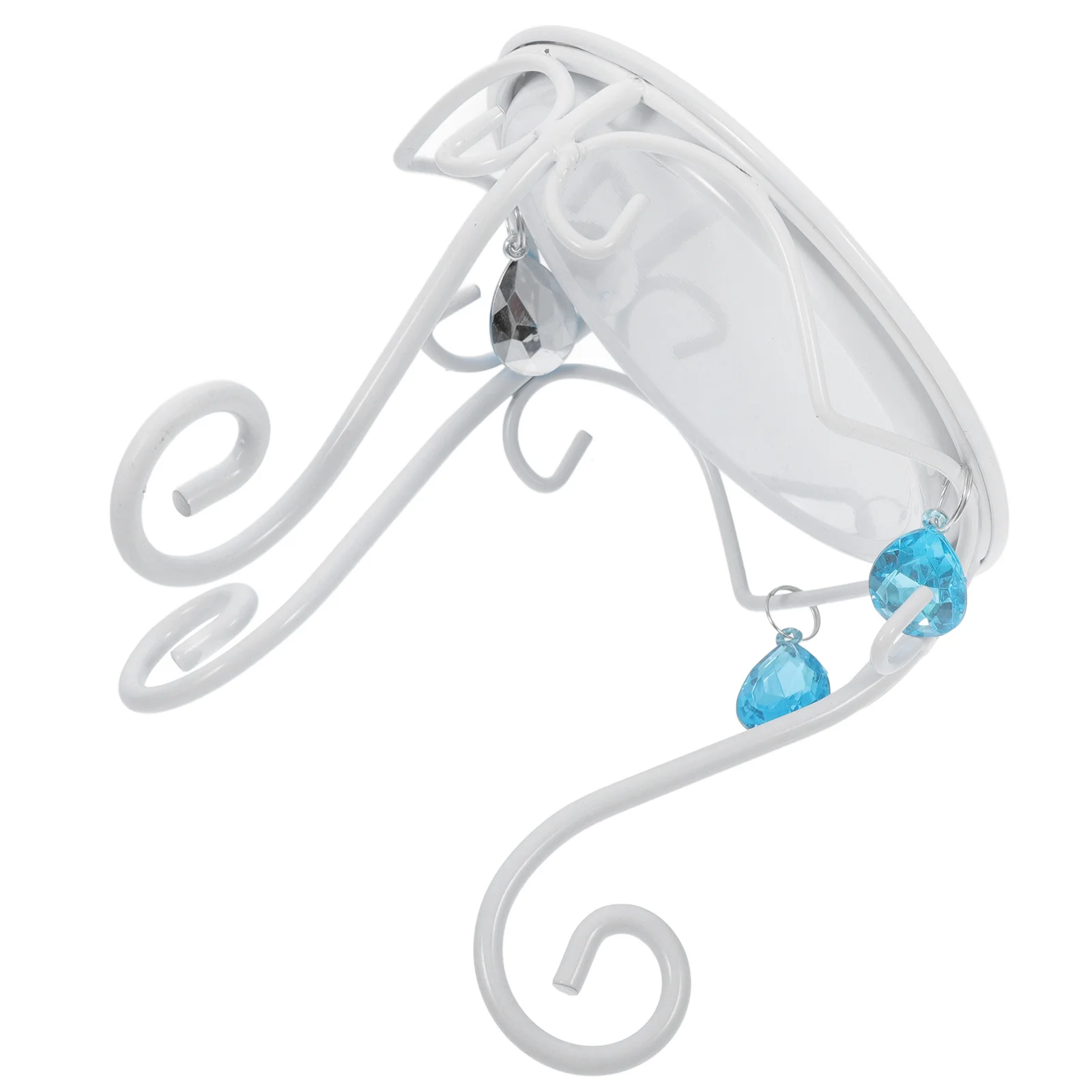 

Iron Crystal Ball Holder Stand Decorative Ball Support Stable Outdoor Gazing Globe Display Metal Plant Shelf Rustic Plant Holder