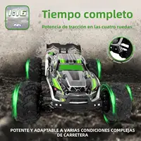 "1:16 Coche 4WD RC (50 km/h): luces LED, deriva todoterreno de alta velocidad. Para niños y fanáticos del campo a través. Juguete Monster Truck: Navidad y nuevo